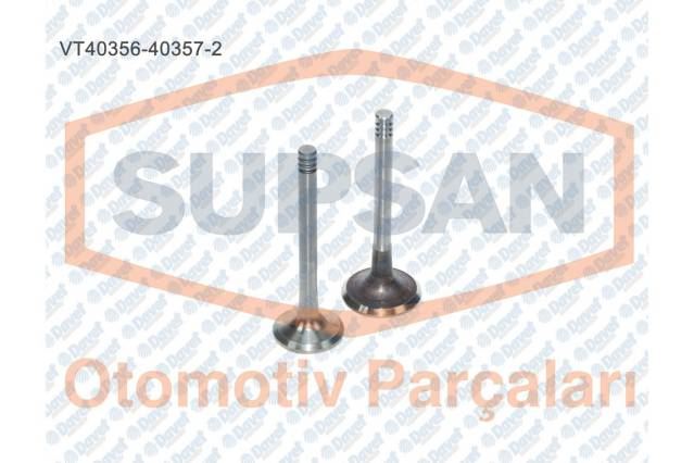 SUPSAN VT-40356-40357-2 Subap Emme+Eksoz (In-5 Ex-5) Vw Transporter 2.4d (Aab-Aja) 5 Silindir